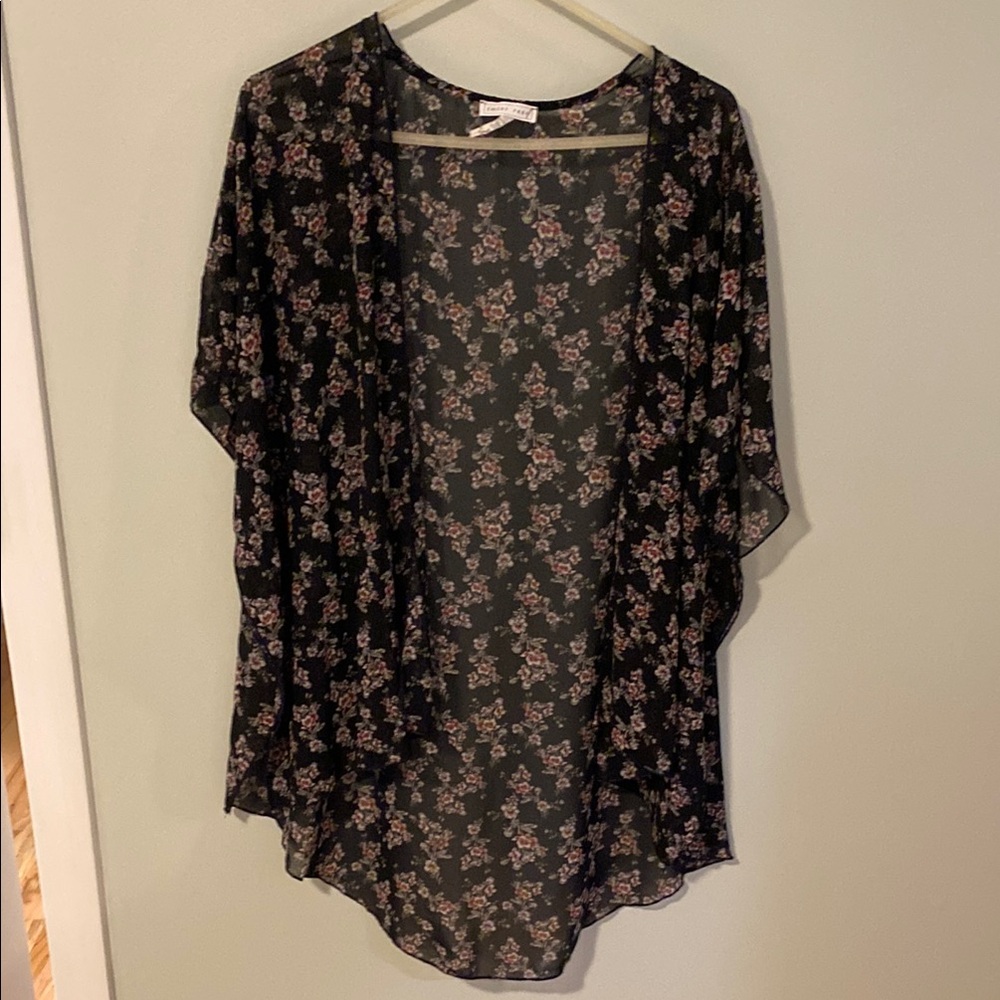 Emory Park Navy Floral Kimono